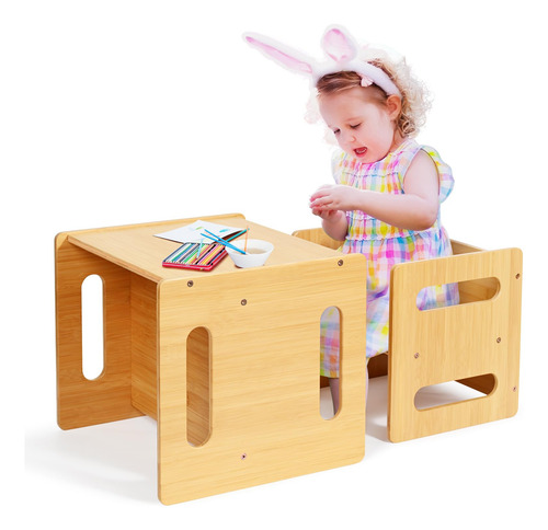 Juego De Mesa Y Silla Para Niños Mesa Y Silla De Destete Color