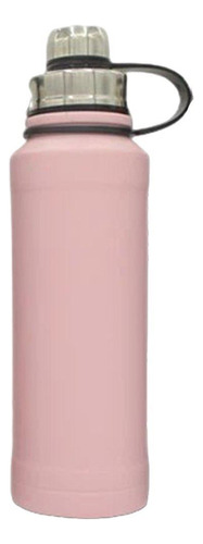 Botella Termica Acero Antideslizante Pico Con Rosca 600ml Color Rosa