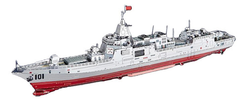 Portaaviones De Metal Puzzle 1/1000 Modelo De Barco 055