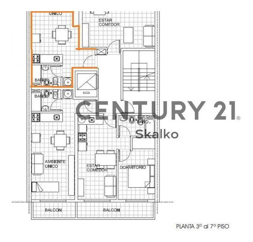 Imagen 4 de 5 de Venta Monoambiente Pichincha En Construcción