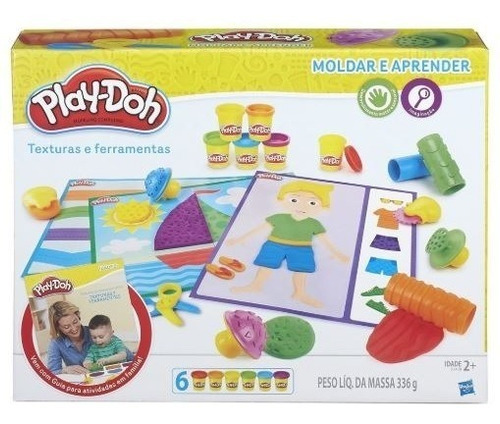 Playdoh Masa Moldea Y Aprende Texturas Y Herramientas B3408 