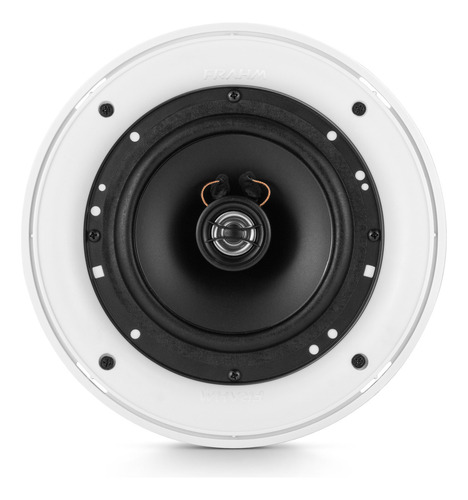 Caixa De Som Arandela Redonda 50w 8 Ohms Frahm Cs 6 Polegada Cor Branco 127/220V