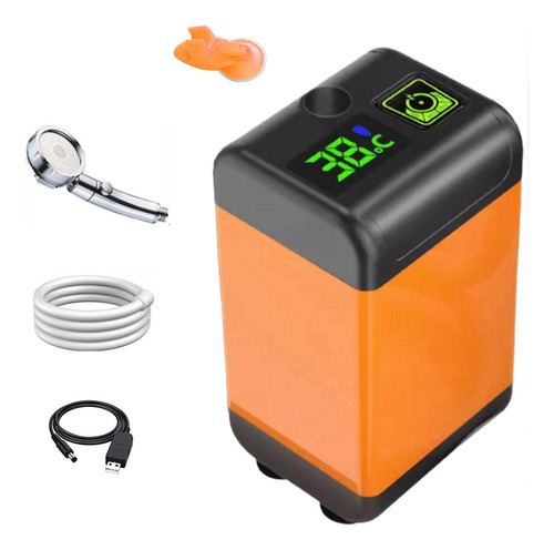 Ducha Portátil Ducha De Camping Salida De Agua 7800mah
