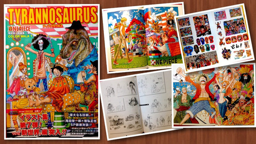 Artbook One Piece Color Walk 7 Tyrannosaurus Gastovic Anime Envio Gratis