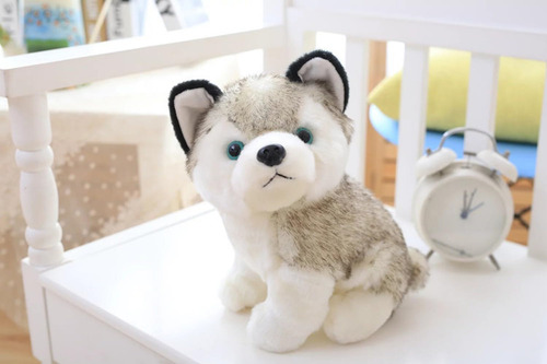 Peluche Husky Perro Peluche Animales Cachorros Juguetes