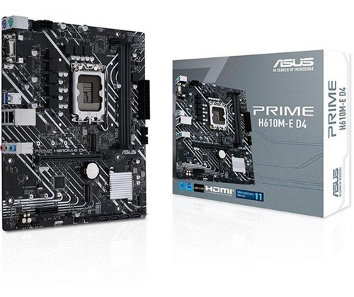 Placa Mãe Asus Prime H610m-e D4 Chipset H610 Ddr4 Lga 1700