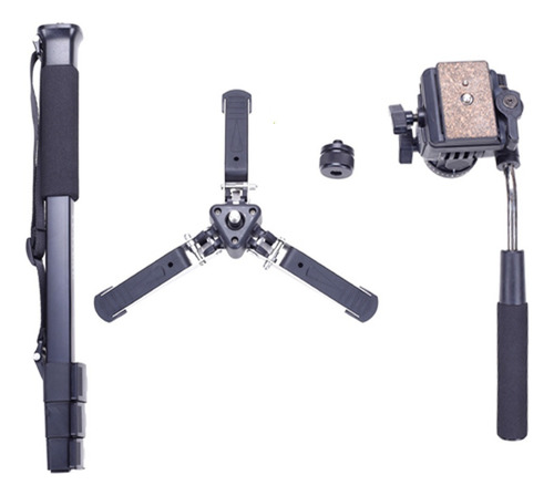 Monopié Yunteng Vct-288 Con Base 57-148cm 4 Secciones