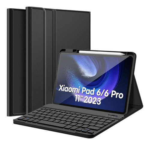 Funda+teclado Con Ñ Para Xiaomi Pad 6/ 6 Pro 11''