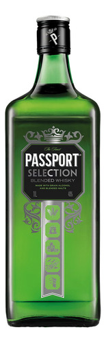 Pack De 6 Licor Con Whiksy Passport Selection 1 L