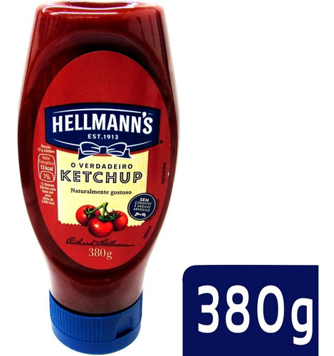 Ketchup Tradicional Hellmanns Squeeze 380g 84169136