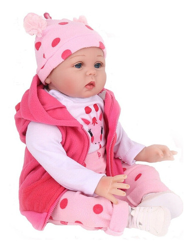 @ Npk Doll 48cm Muñecas Bebes Reborn Realistas Silicona Niña