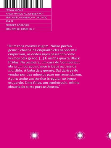 Friday Black, De Adjei-brenyah, Nana Kwame. Fósforo Editora, Capa Mole Em Português