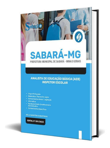 Apostila Prefeitura Sabará Mg 2024 Analista Educação Básica