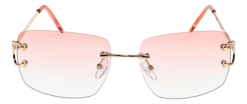 Flawless Eyewear Gafas De Sol Rectangulares Retro Sin Montur