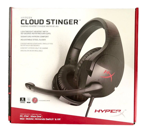 Auriculares gamer HyperX Cloud Stinger HX-HSCS negro