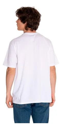 Polera Manga Corta Hombre Hs Traditi Graph11 Blanco Cat
