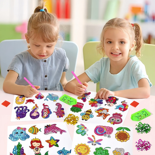 30 Pegatinas De Pintura Con Diamantes Para Niños, Juguetes E