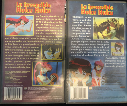 Película Vhs Anime La Invencible Nuku Nuku-otaku 90s
