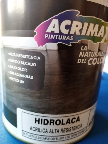 Hidrolaca Acrílica Alta Resistencia Acrimax 3,6 Litros