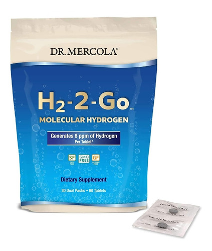 H²-2-go Hidrógeno Molecular Dr. Mercola 60 Tabletas