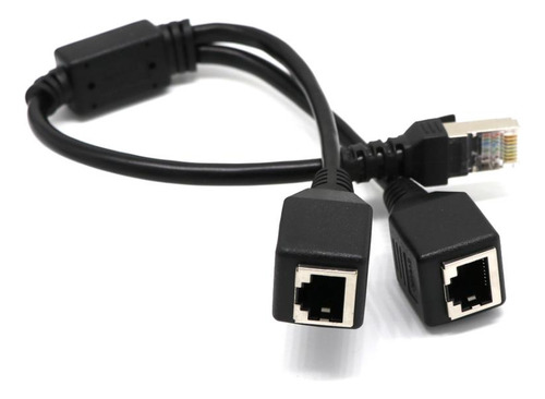 Adaptador Ethernet Y Divisor, Cat Six Acoplador Lan Ethernet