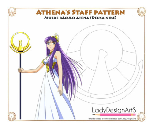Imagem 3 de 9 de Molde Digital Cosplay - Corpete Athena Cavaleiros Do Zodiaco