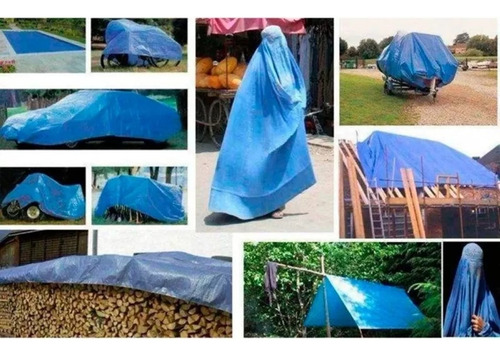 Lona Carpa Multiusos Impermeable Carga 6x8 Metros