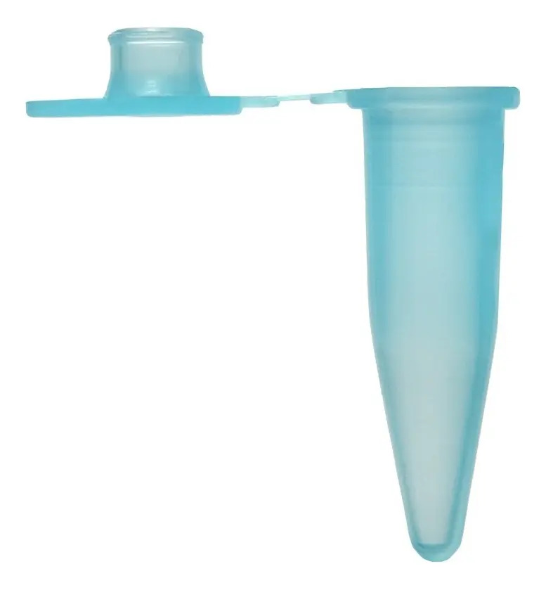 Microtubo Phitos Lab para Laboratório 4 mL Azul com Fecho de Pressão
