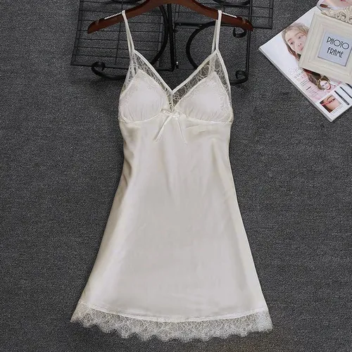 Nuevo Pijama De Seda Satinada Para Mujer, Bata, Ropa Interio