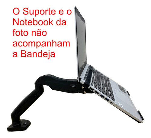 Bandeja Para Suporte Vesa Notebook Laptop Acoplável Cor Preto