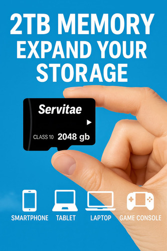 Memoria Micro Tf 2tb Servitae 2 Tera Con Adaptador Servitae