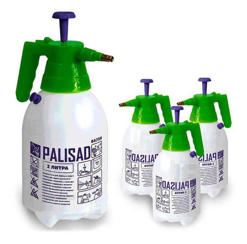 Pulverizador Manual 2 Litros Compressão Previa Jardim