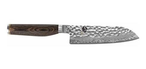 Shun Tdm0727 Cuchillo Santoku Premier, 5-1 / 2-pulgada