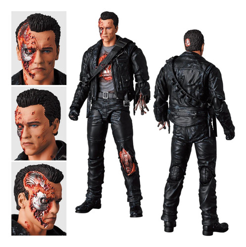 Mafex Terminator 2: Judgement Day #191 T-800 (battle Damage)