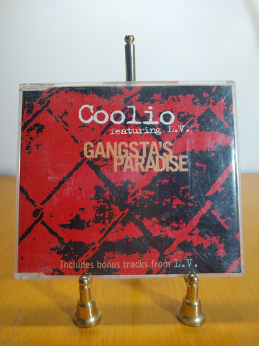 Cd Single Coolio Featuring L.v. Gangsta's Paradise