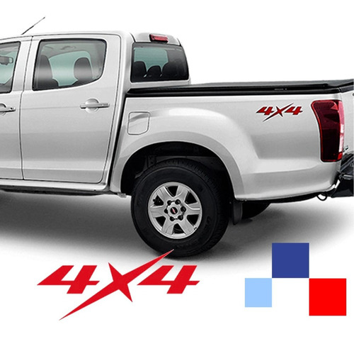 Emblema Adhesivo Pickup Chevrolet Dmax 4x4 2015-2019