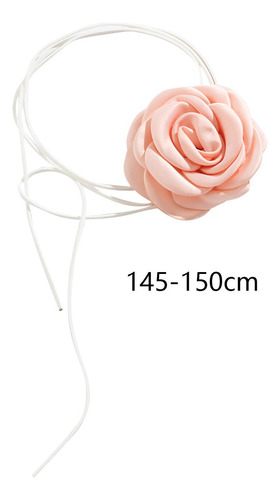 Flor Rosa Gargantilla Elegante Clásico Elegante Collar Para