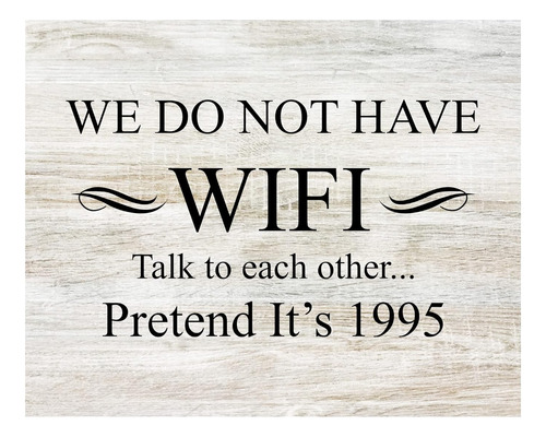 No Tenemos Wifi  Arte De Pared Divertido, Decoración I...