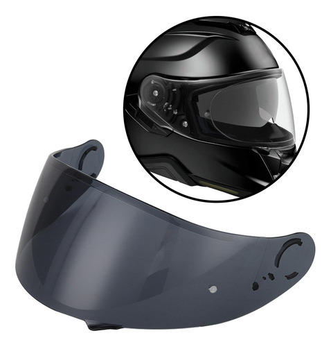 Reemplazo De Visera De Lente De Casco, Visera De Gris