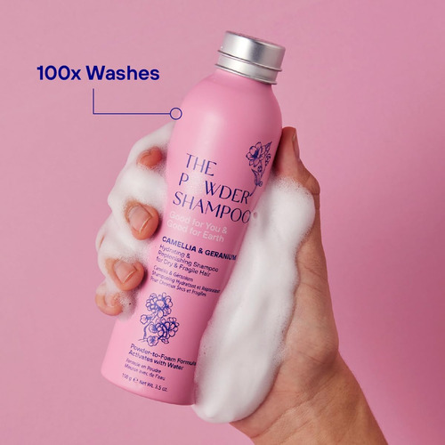 Shampoo Em Pó Espumante Hidratante E Reabastecedor Para Cabe