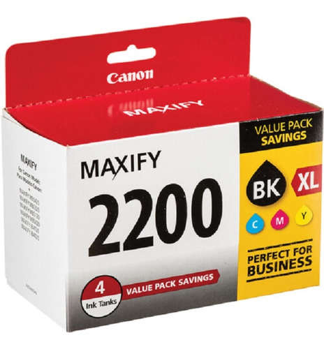 Canon Pgi-2200 Xl 4 Paqueto De Valor De Color1044