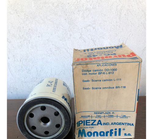 Filtro Combustible Dodge Camion Dd-1000 - Saab - Scania