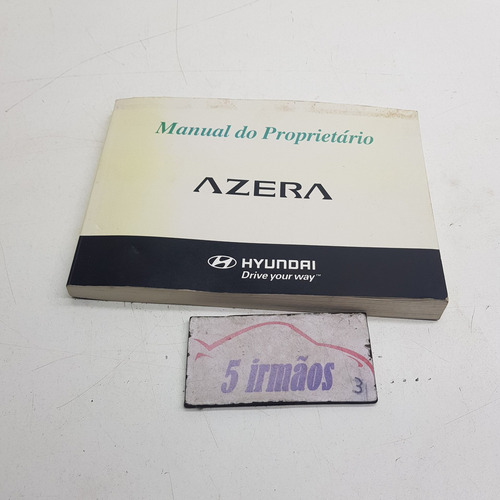 Manual Proprietário Hyundai Azera 3.3 V6 2008 / 2009 / 2010 (Usado)