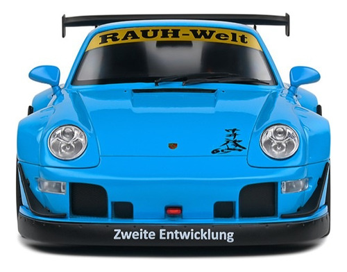Porsche 911 Type 993 Bodykit Shingen Rwb Escala 1:18 Solido Color Agua