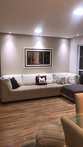 Imagem 13 de 30 de Apartamento Para Alugar, 135 M² Por R$ 7.000,00/mês - Jardim - Santo André/sp - Ap0442