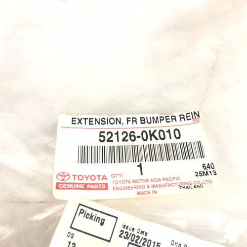 Suporte Parachoque Dianteiro Esquerdo Hilux Sw4 2011 A 2016