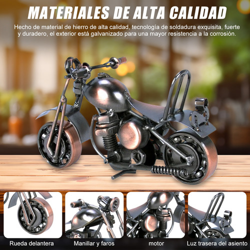 Adorno De Motocicleta De Metal Para Hombre Regalo Decoración
