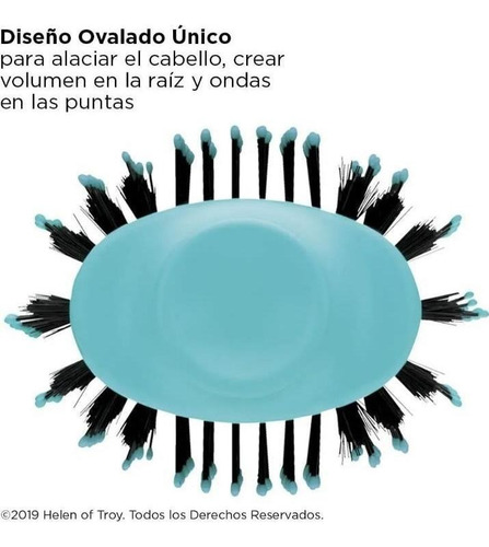 Peine De Aire Caliente Para Alisar Y Ondular Cabello
