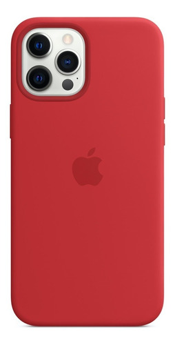 Funda Apple Para iPhone 12 Pro Max De Silicona -(product)red