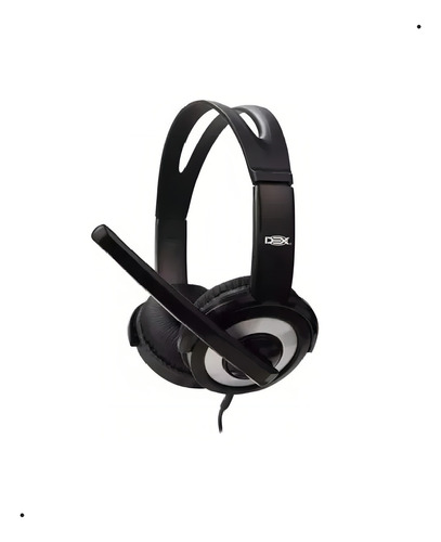Fone de ouvido over-ear gamer Dex DF-55 DF55 preto